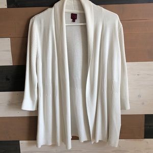 Knit Cardigan, white